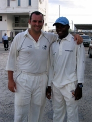 Neil Russell & Fidel Edwards @ Biscuit Factory 2005.