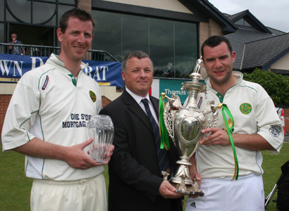 David Kennedy (Man of the Match) Kieran Maloney (TCH Democrat Media) Peter Shields (Captain)