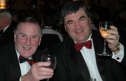 Alfie Linehan with award winner Roy Torrens