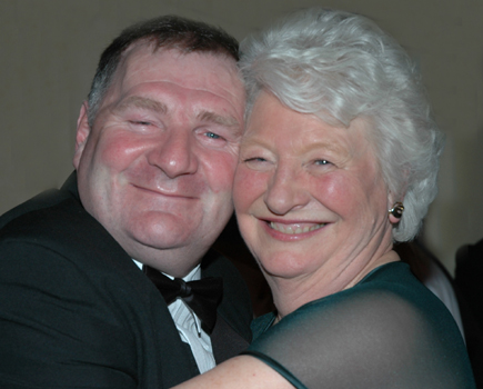 Raymond Moreland and Dame Mary Peters