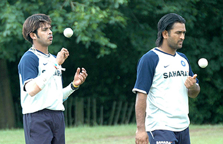 Sreesanth & Dhoni