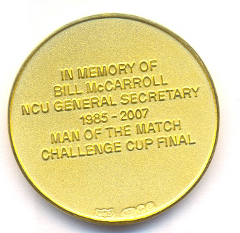 The McCarroll Memorial Medal