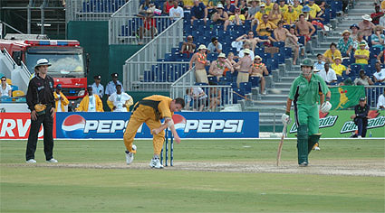 Shaun Tait's first ball was clocked at 93 mph