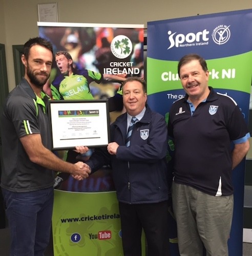 Carrickfergus Cricket Club Gain Clubmark NI Re-Accreditation