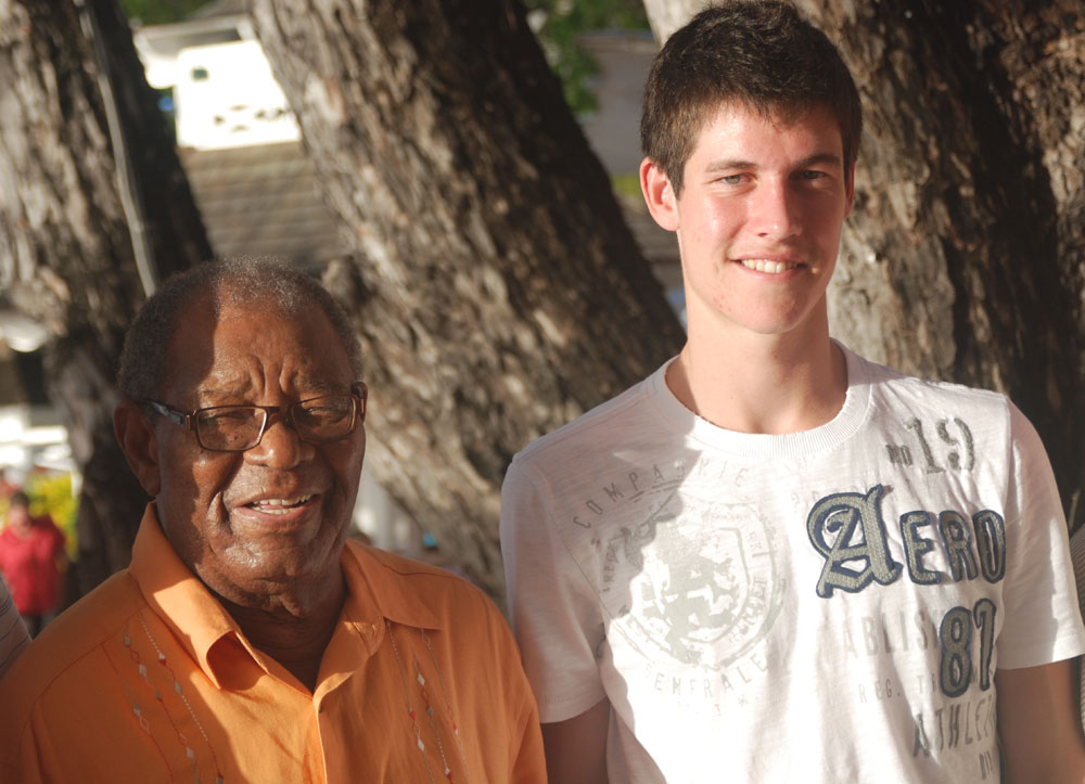 Sir Everton Weekes and George Dockrell
